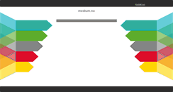 Desktop Screenshot of medium.no